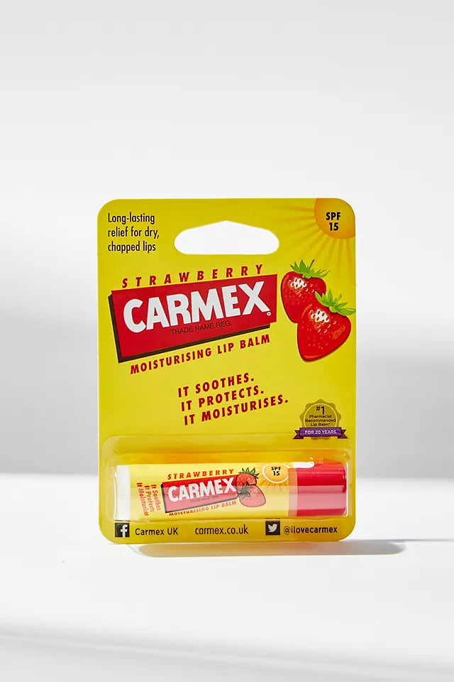 Carmex strawberry lip balm