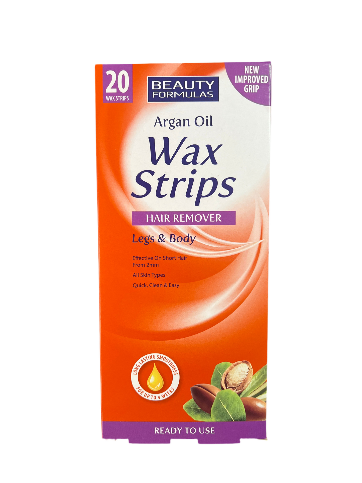Beauty formulas hair remover wax strips legs & body