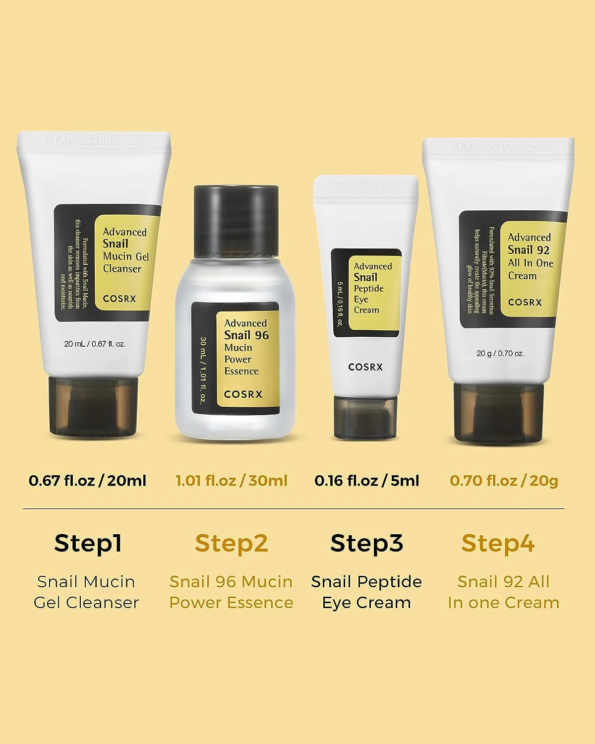 Cosrx all about snail kit