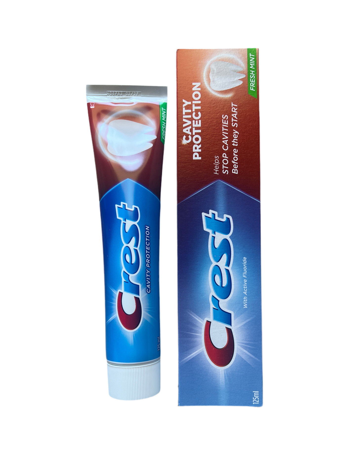 Crest fresh mint tooth paste