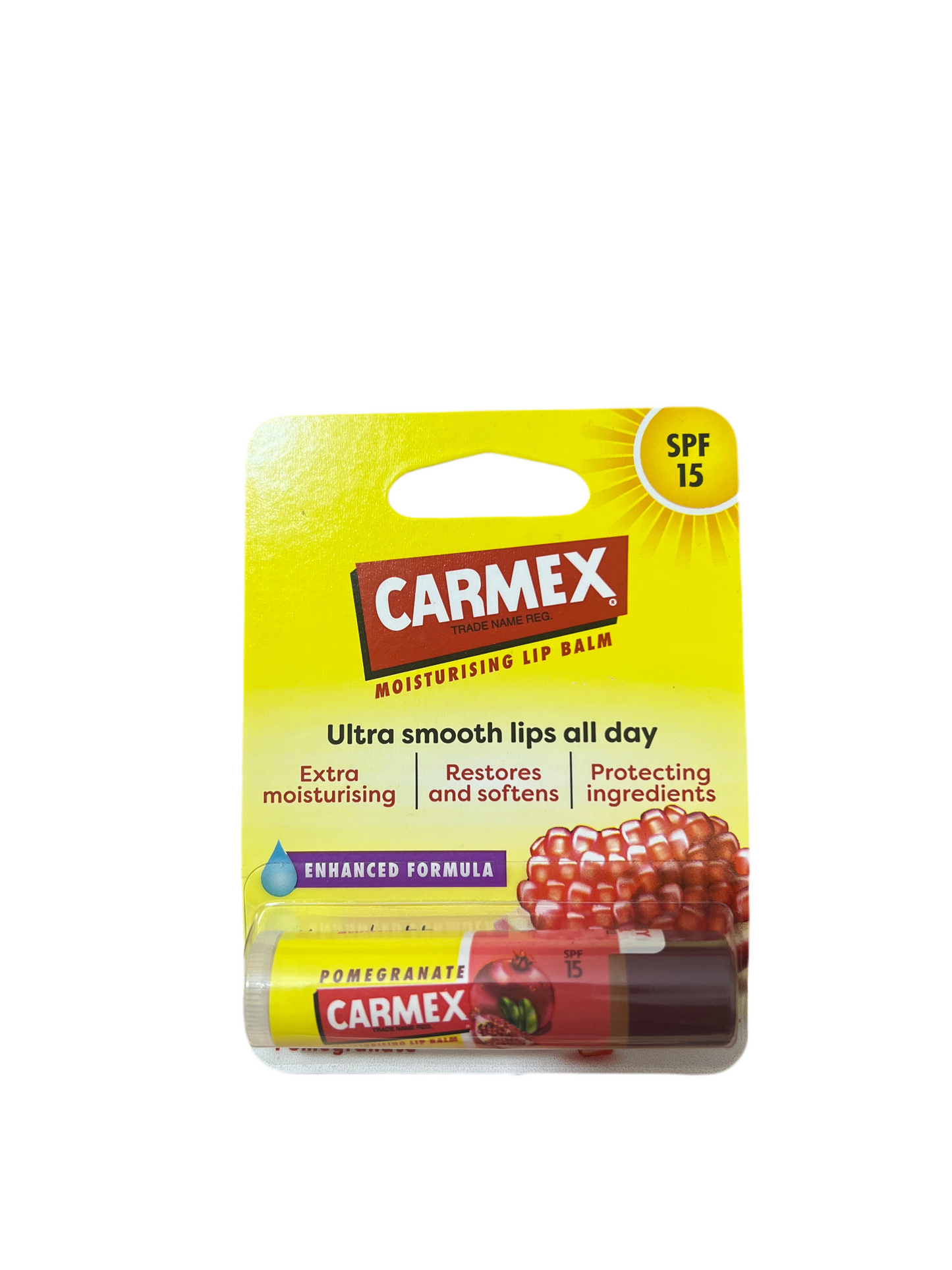Carmex pomegranate lip balm