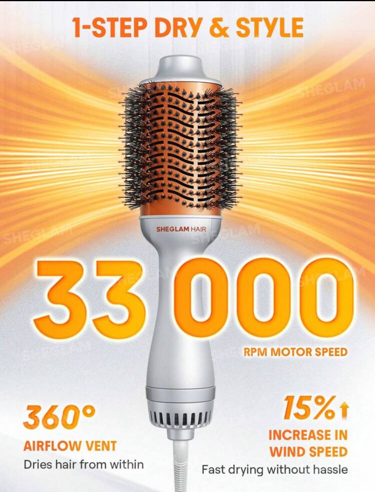 Sheglam blowout hair brush