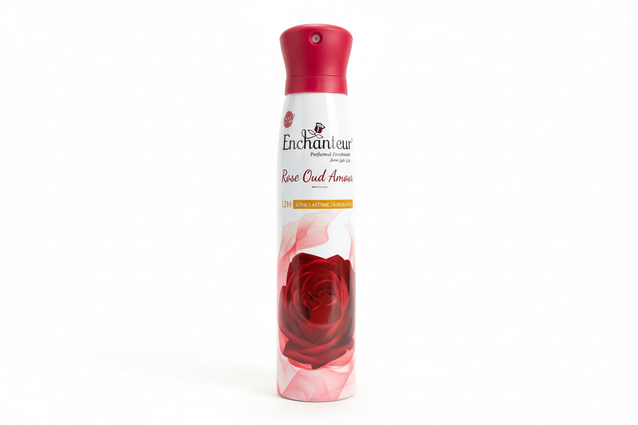 Enchanteur rose oud deodorant spray