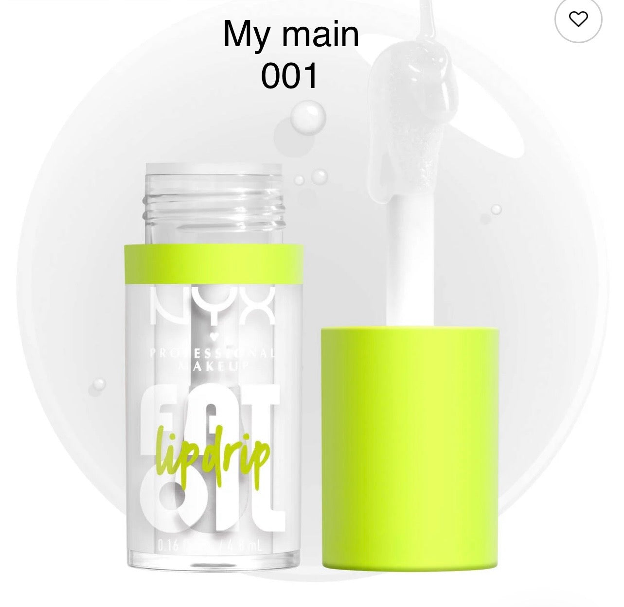 Nyx fat lip oil