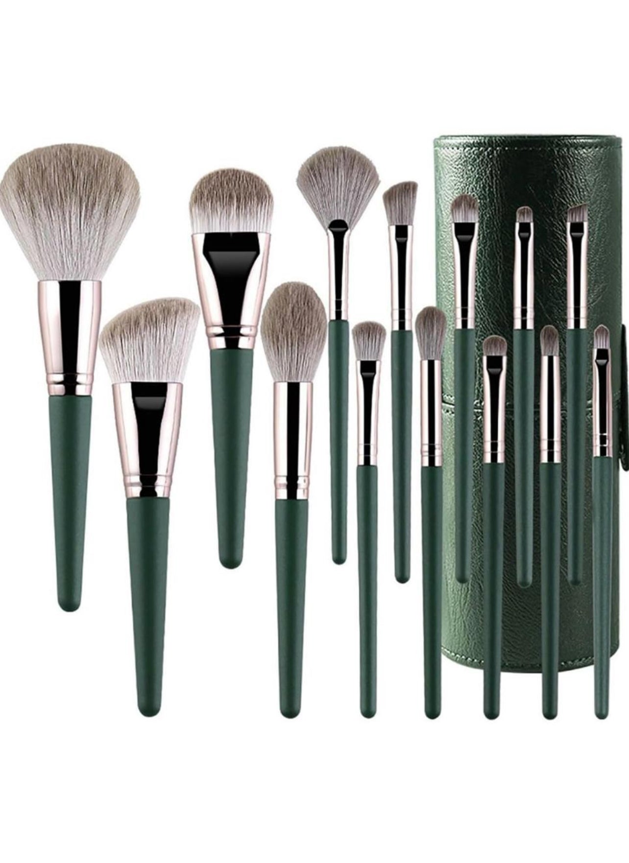 Brush set with handle bag