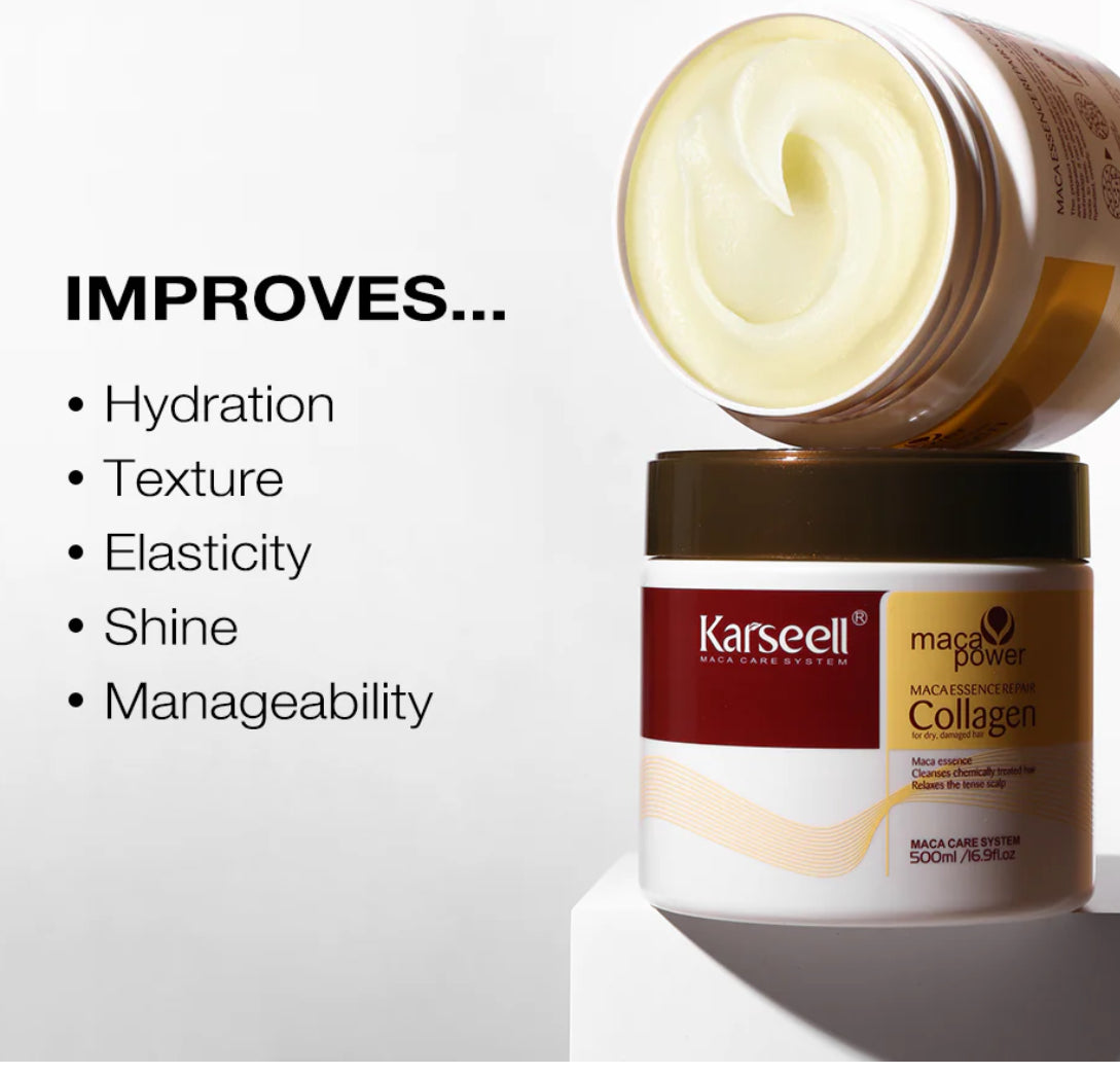 Karseel collagen hair mask treatment