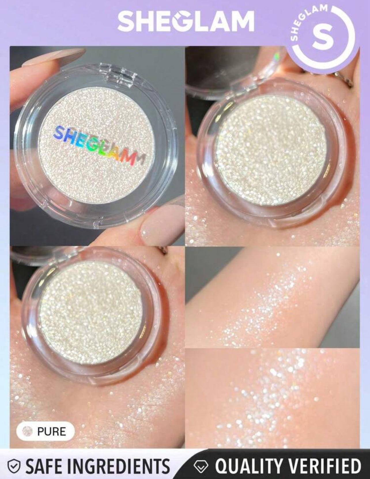 Sheglam eyeshadow glitter