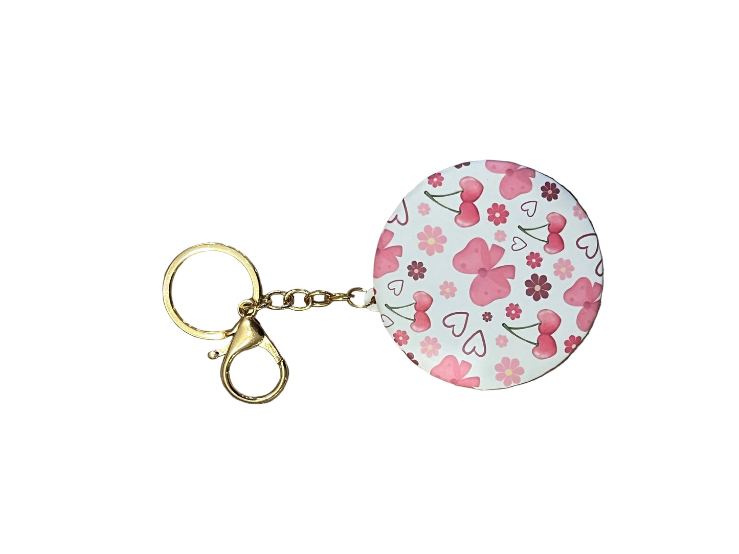 Mirror with keychain