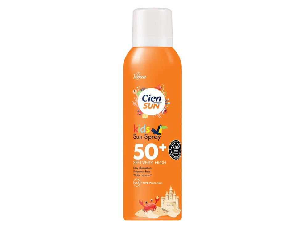 Cien kids sunscreen spray 50+