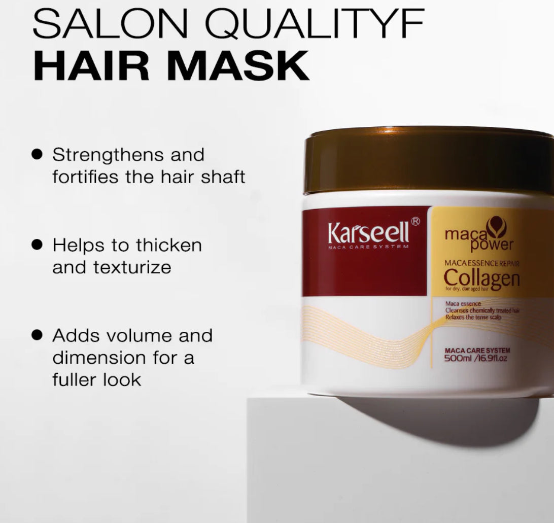 Karseel collagen hair mask treatment