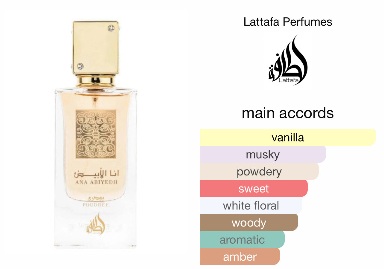 Lattafa ana abyad poudre perfume