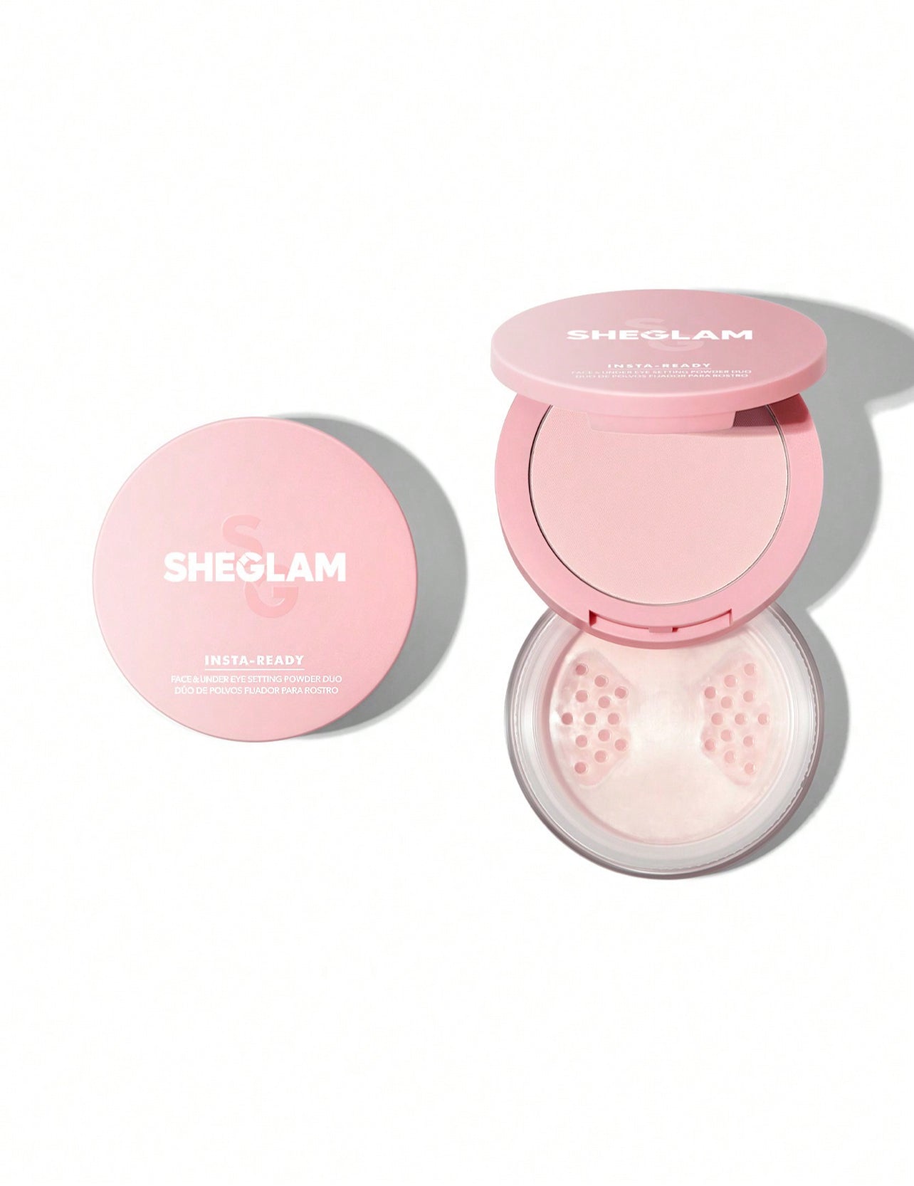 Sheglam Insta-Ready Face & Under Eye Setting Powder Duo-Bubblegum