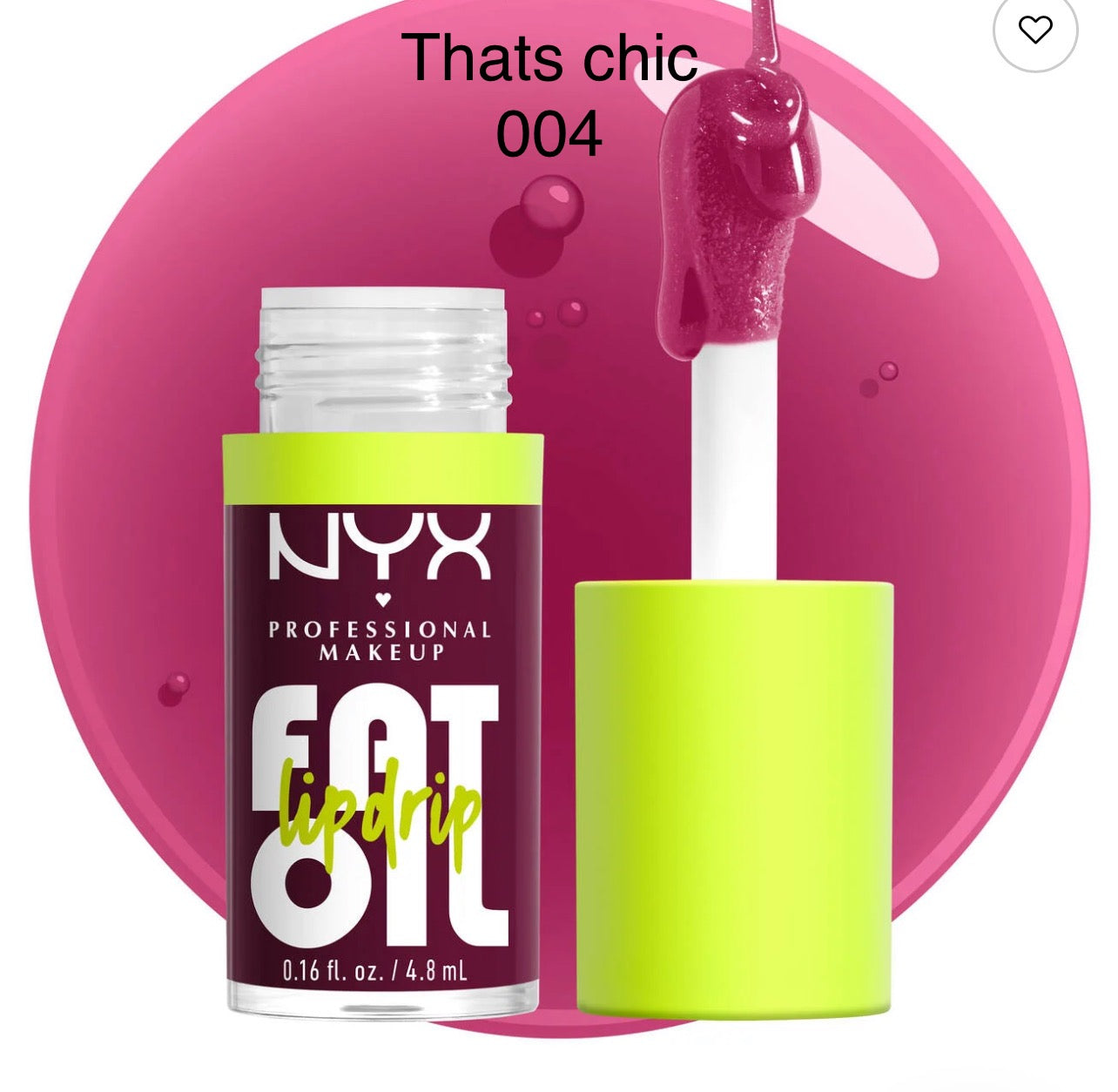 Nyx fat lip oil