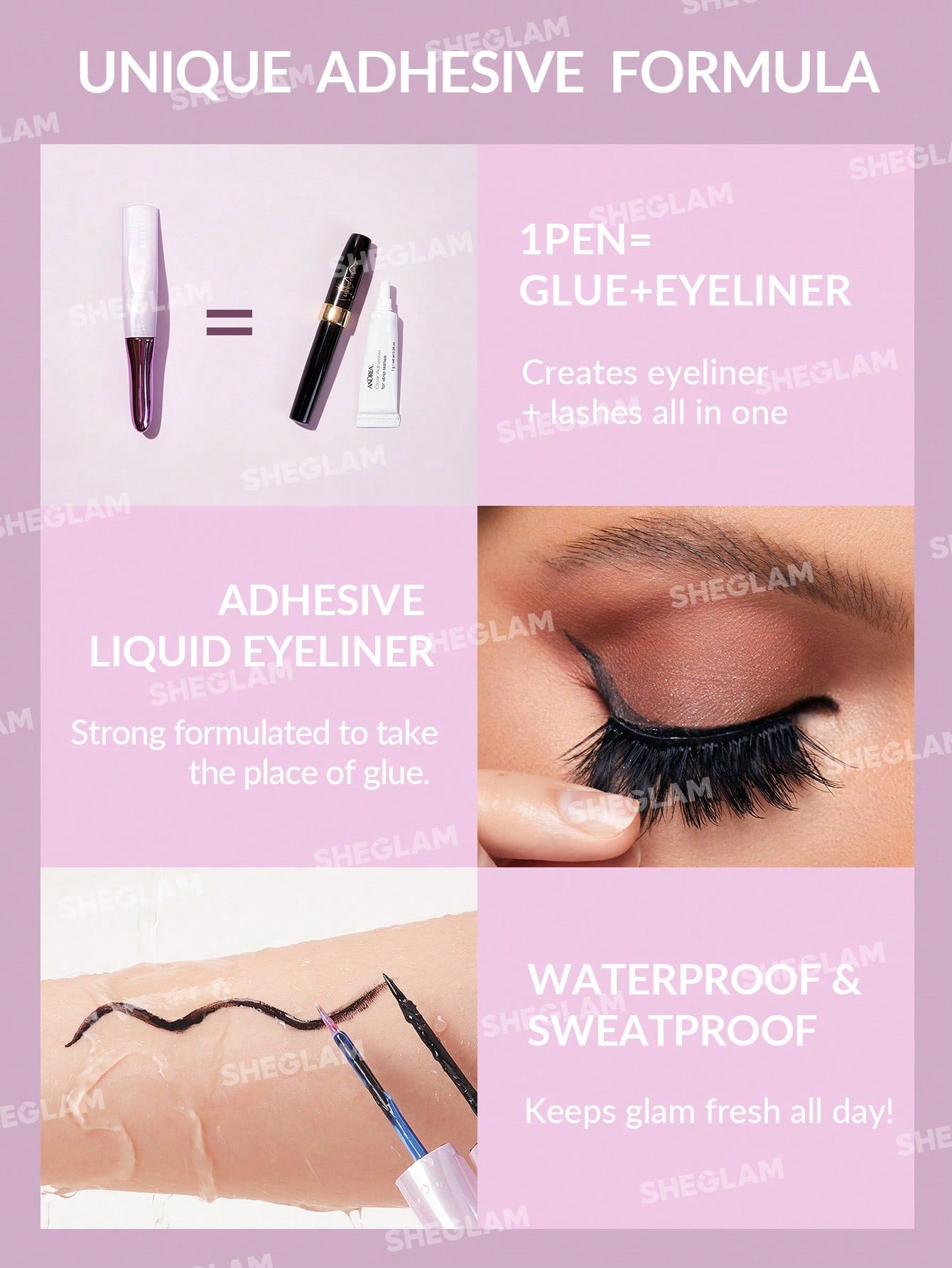 Sheglam eyelash glue clear