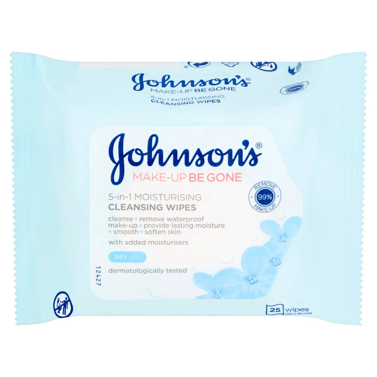 Johnsons makeup cleansing wipes dry skin