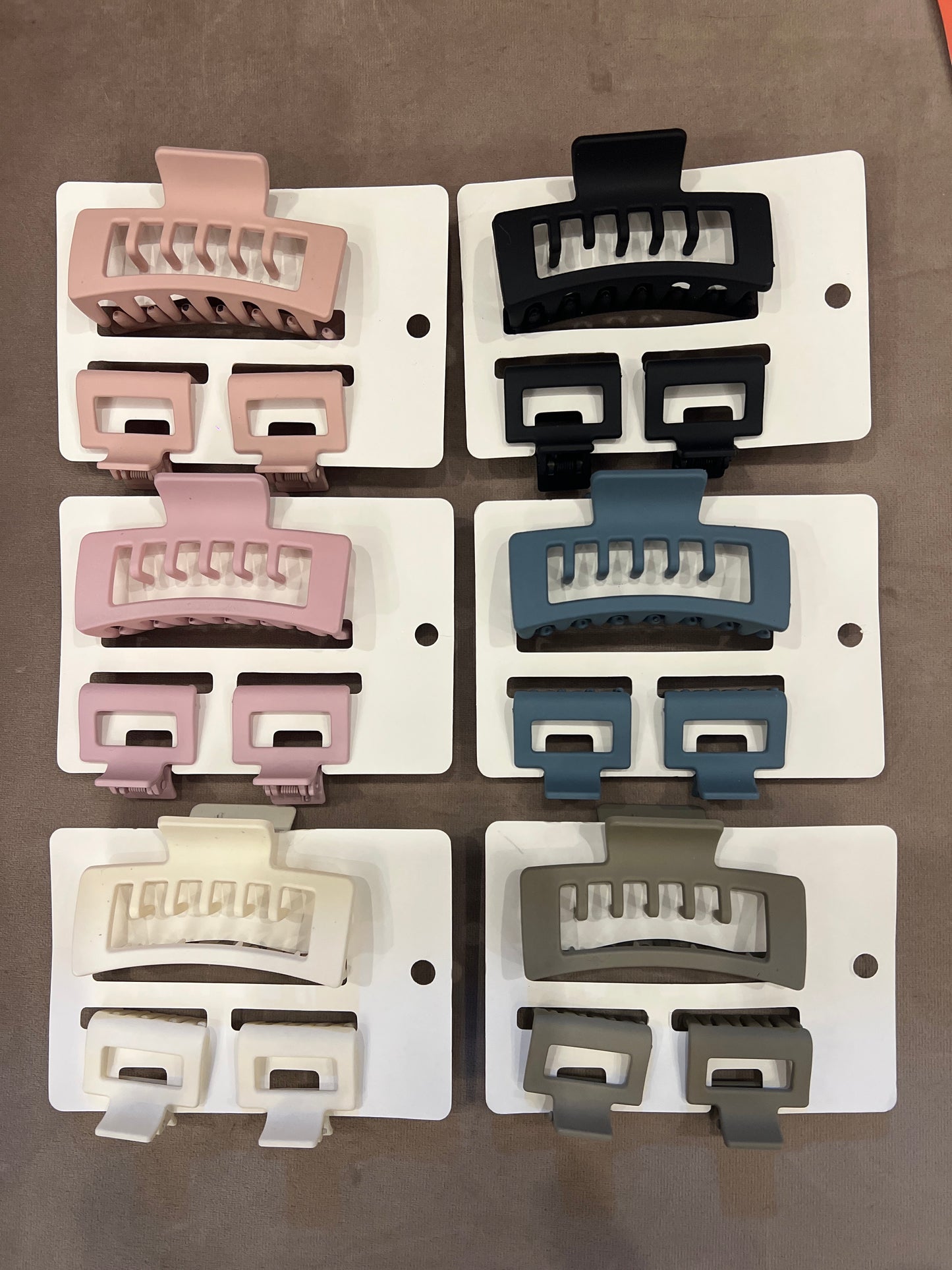 Hair clip set (1 big 2 mini)
