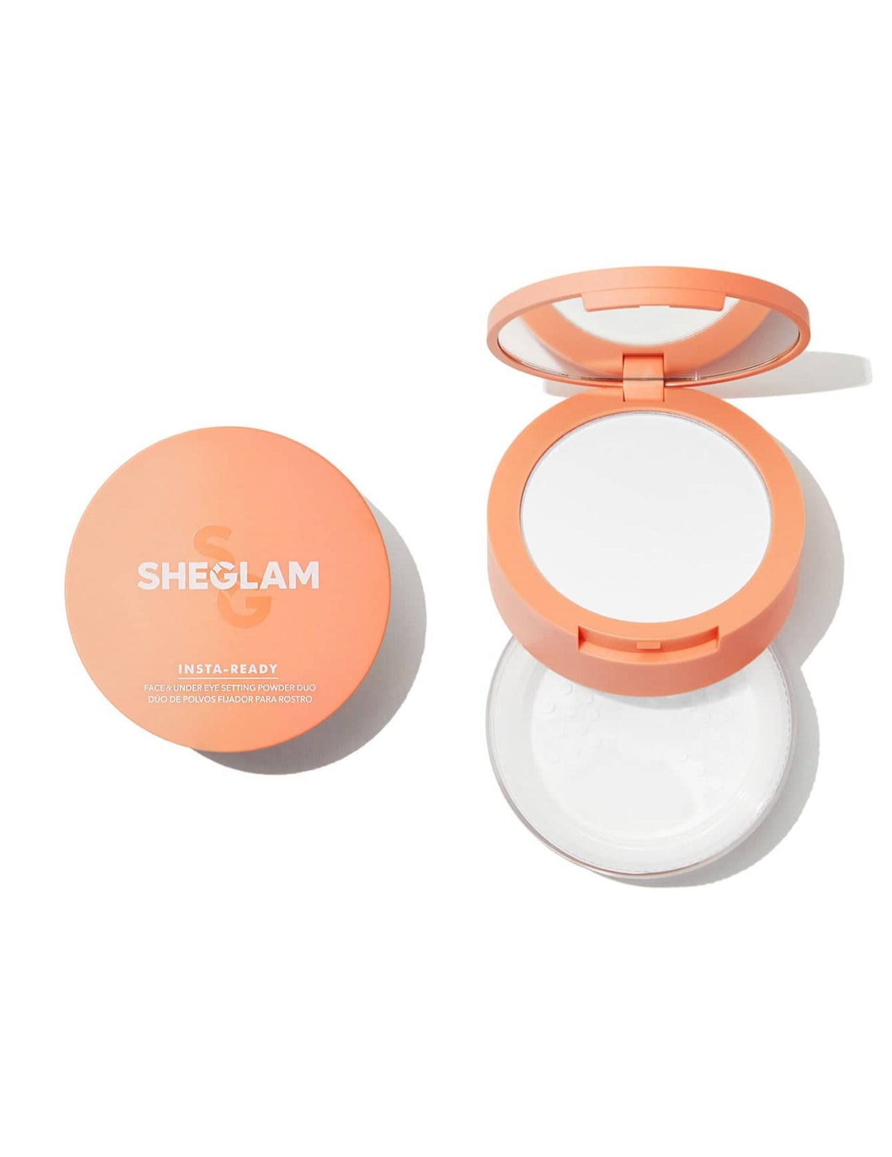 Sheglam Insta-Ready Face & Under Eye Setting Powder Duo-Translucent