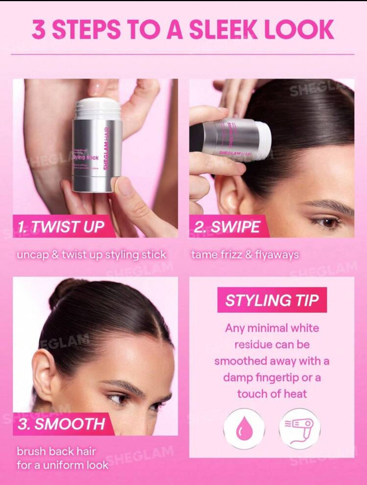 Sheglam hair styling stick