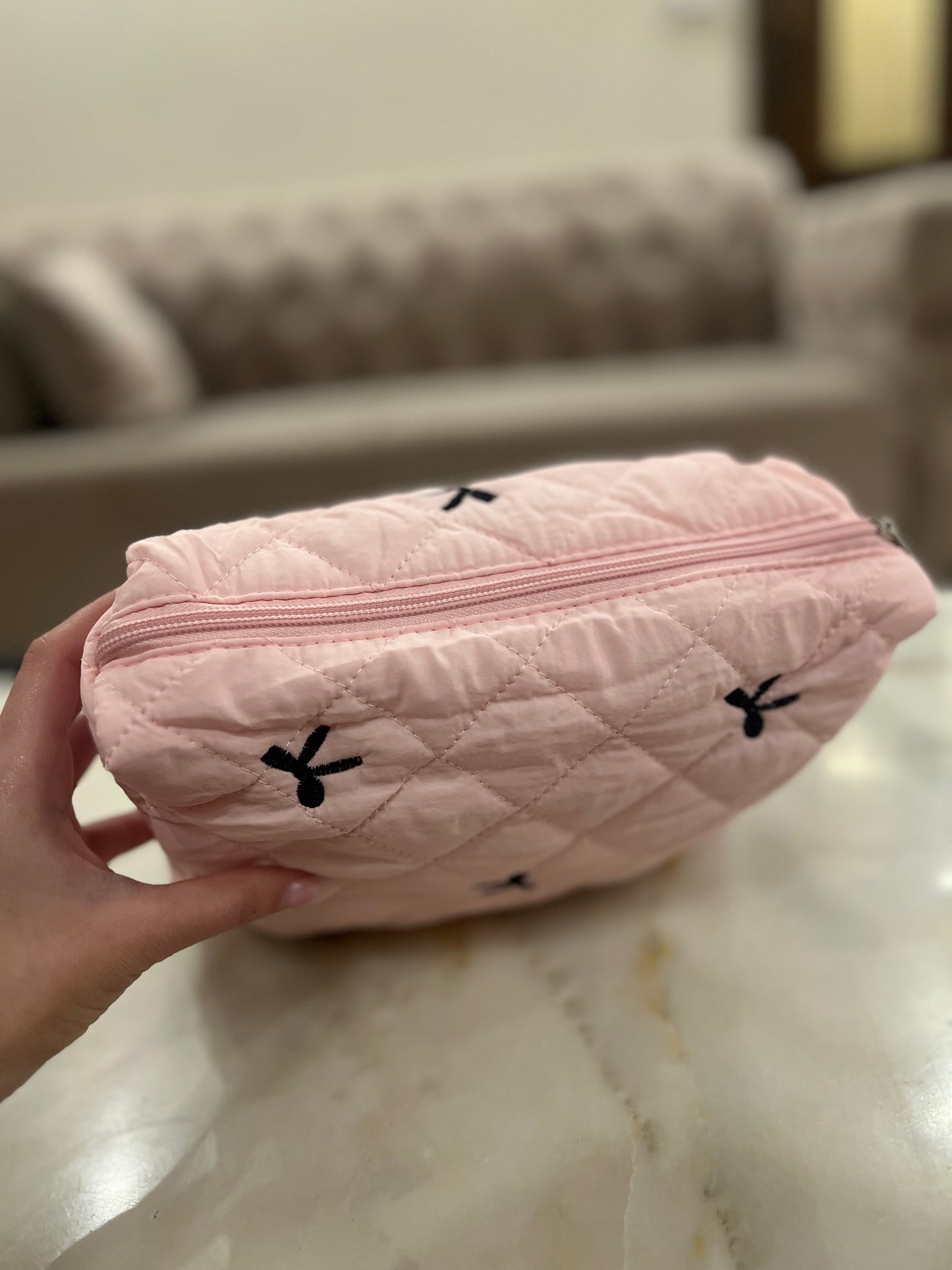 Makeup bag pouch large