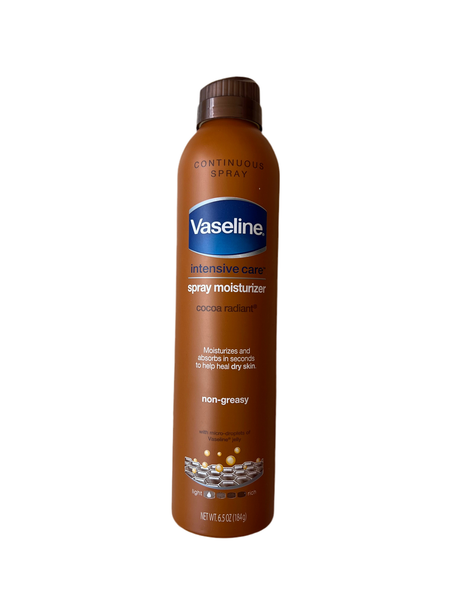 Vaseline cocoa moisturizer spray