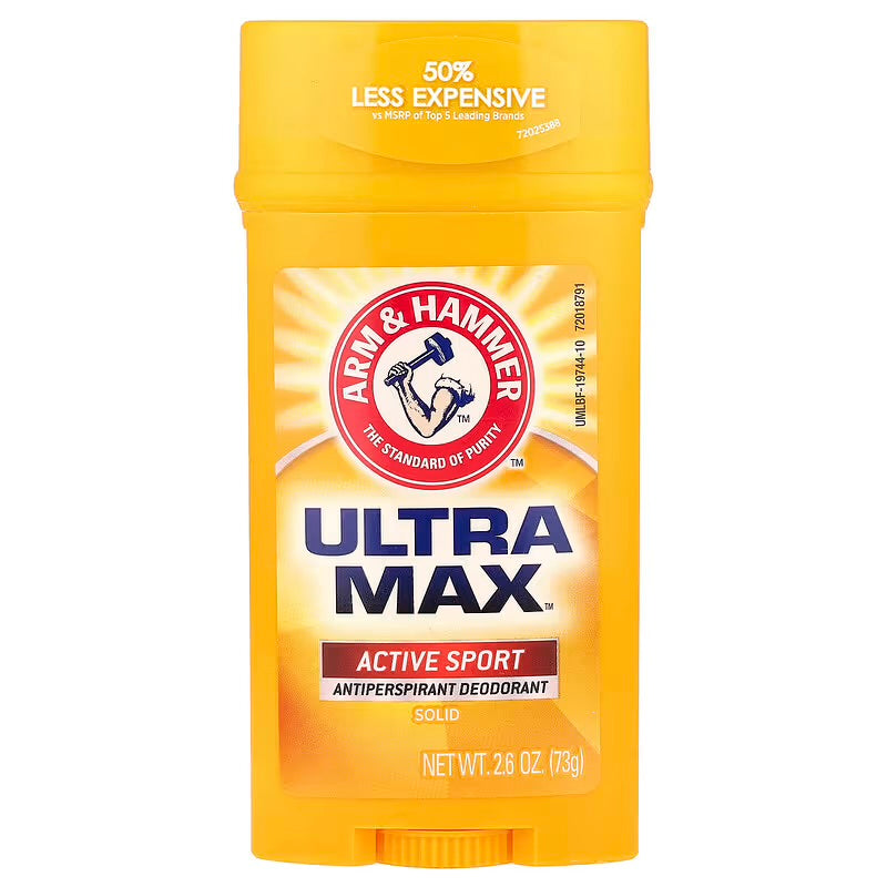 Arm & hammer active sport antiperspirant deodorant 73g