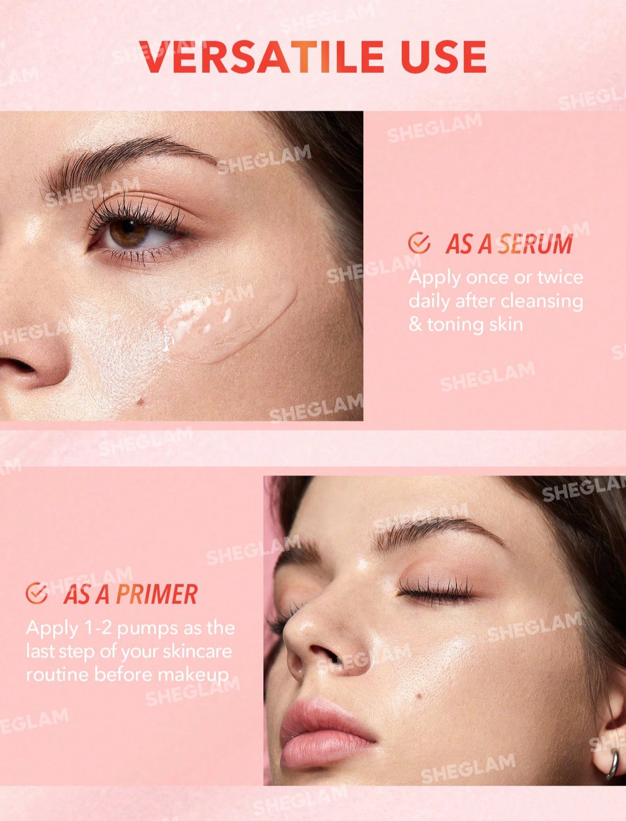 Sheglam melon niacinamde primer serum