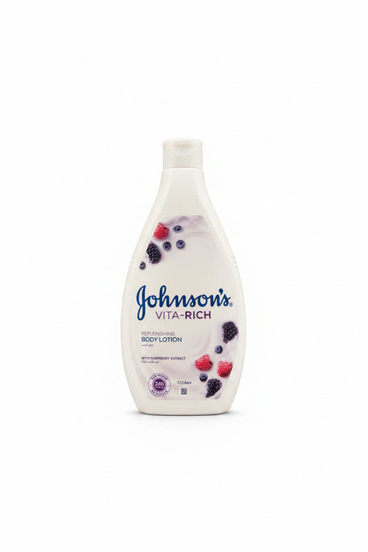 Johnsons raspberry body lotion 400ml