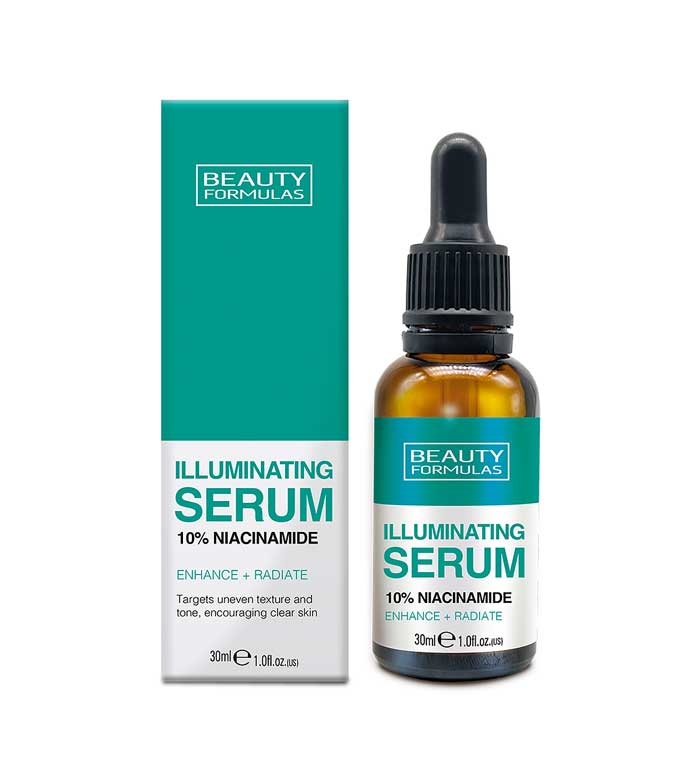 Beauty formulas illuminating niancinamide serum