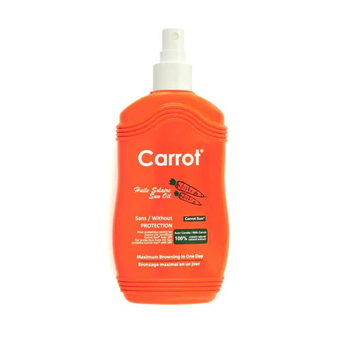 Carrot sun oil spray