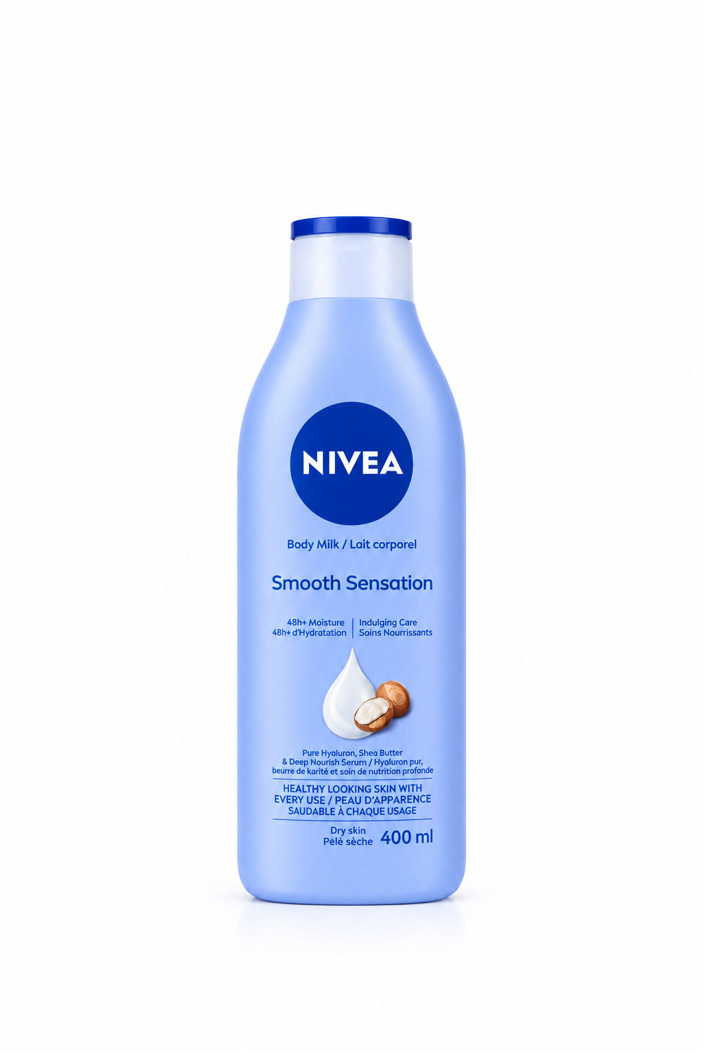 Nivea smooth sensation shea butter body milk 400ml