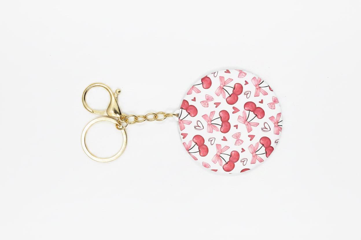 Mirror with keychain