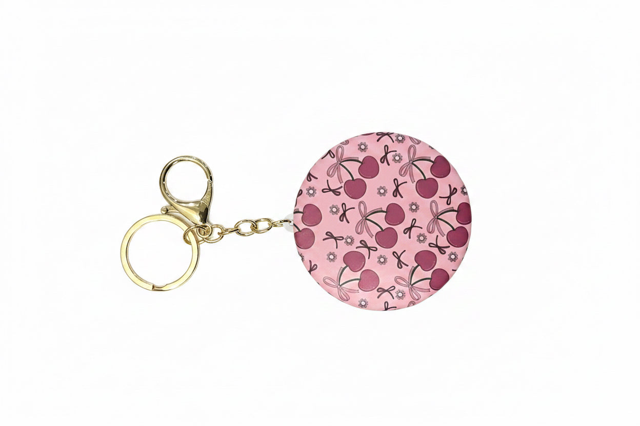 Mirror with keychain