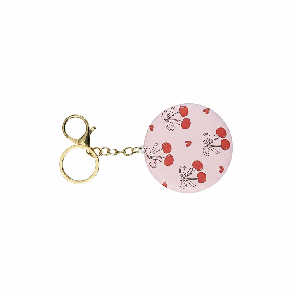 Mirror with keychain