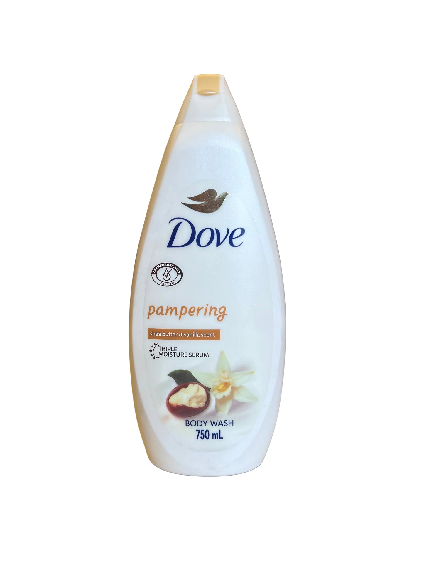 Dove vanilla & shea butter shower gel 750ml