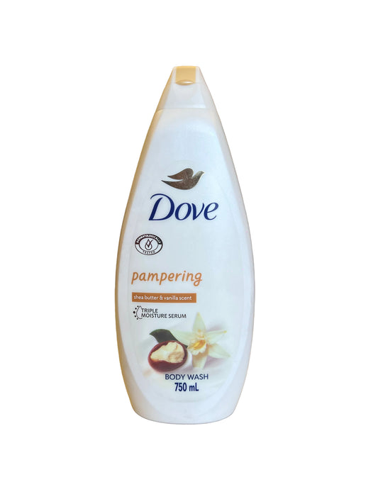 Dove vanilla & shea butter shower gel 750ml