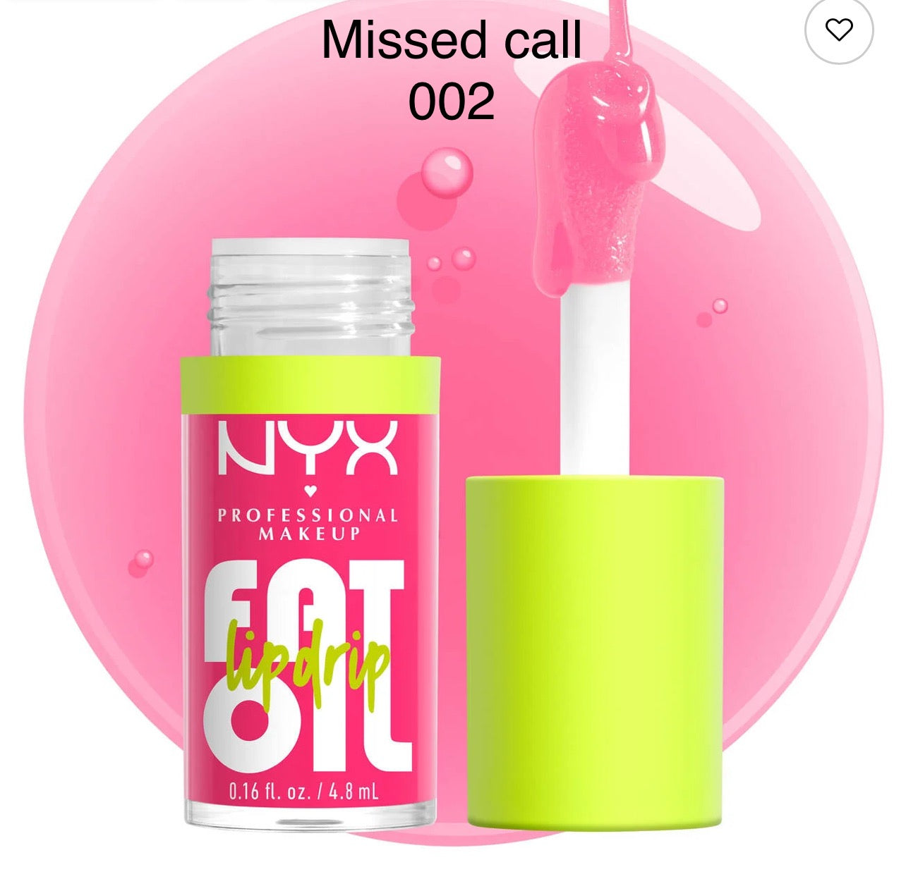 Nyx fat lip oil