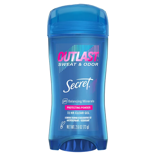 Secret protection powder gel deodorant