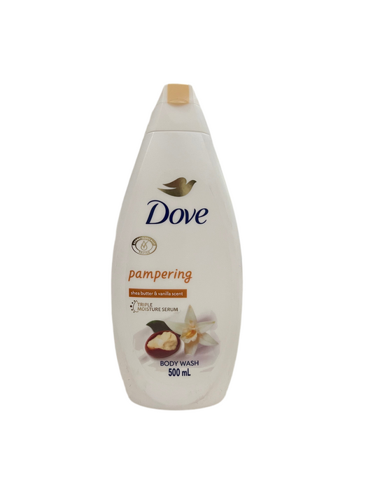 Dove vanilla & shea butter pampering showergel 500ml