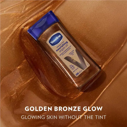 Vaseline bronze shimmer body oil