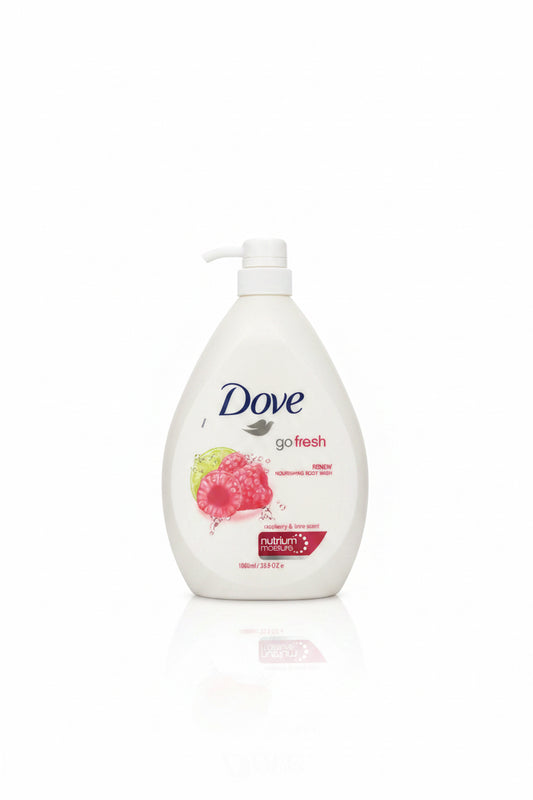 Dove raspberry & lime shower gel 1 litre