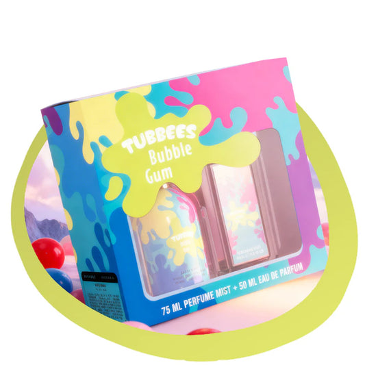 Tubbees bubble gum perfum set