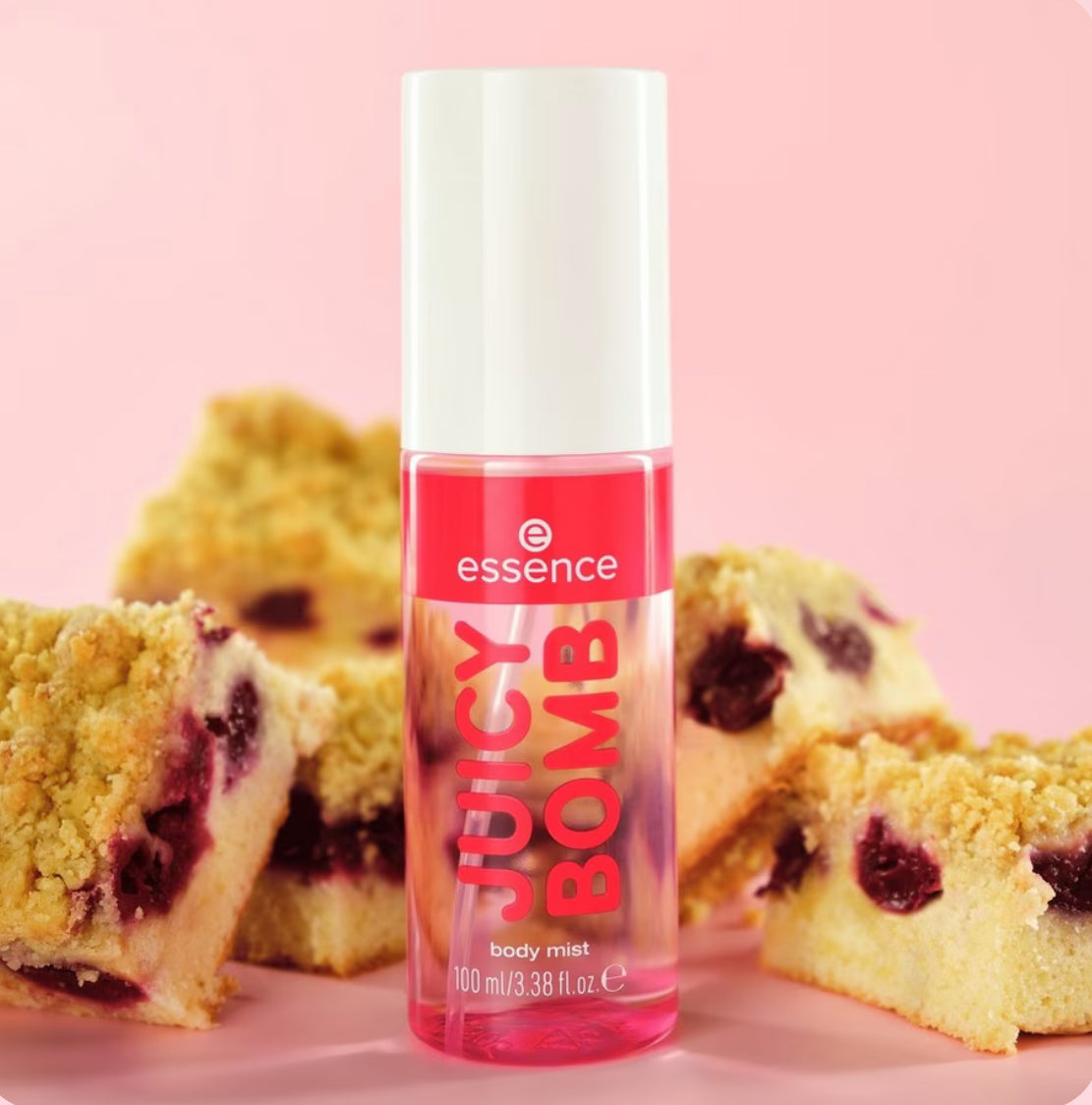 Juicy bomb  cherry crumble sweet drop body mist