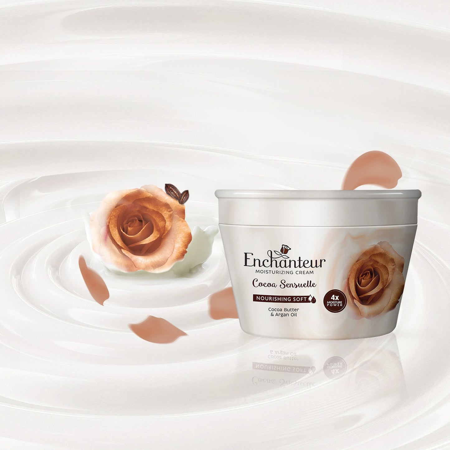 Enchanteur cocoa sensuelle moisturizing cream 100ml