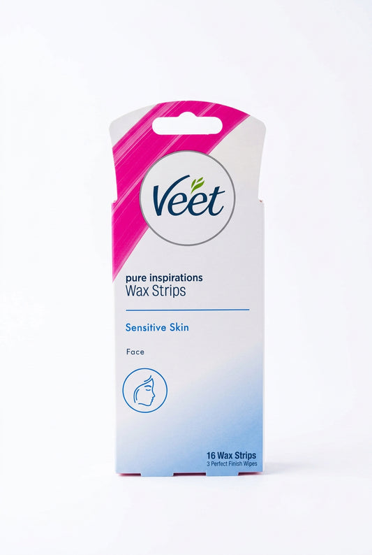 Veet face wax strips sensitive skin