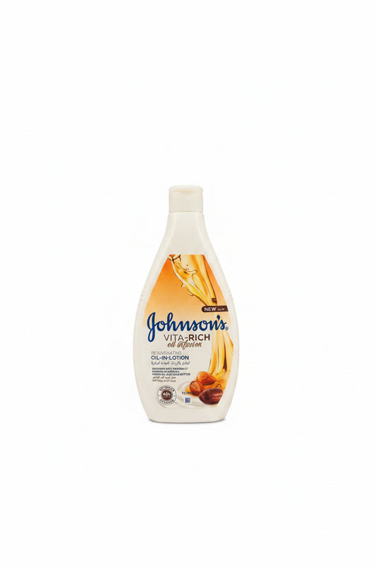 Johnsons almond oil argan oil & shea butter oil on lotion 400ml