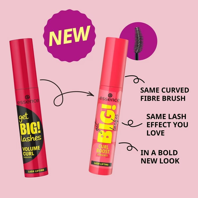 Essence get big lashes curl boost mascara