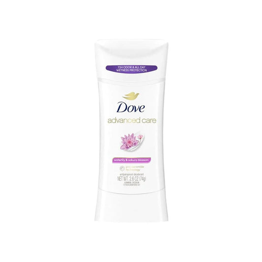 Dove Advanced Care Waterlily & Sakura Blossom Antiperspirant Stick 74g