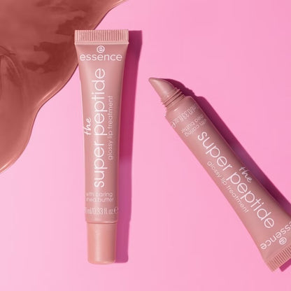 Essence the super peptide glossy lip treatment + pouch set