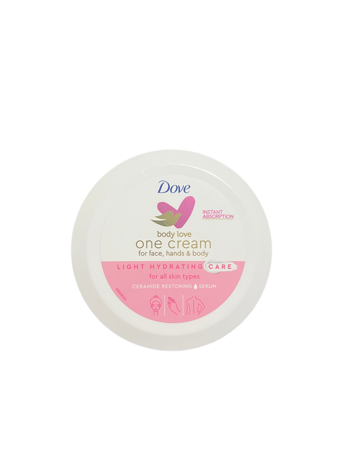 Dove hydrating cream face hands & body