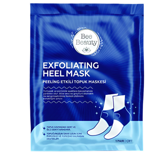 Bee beauty exfoliating heel foot mask